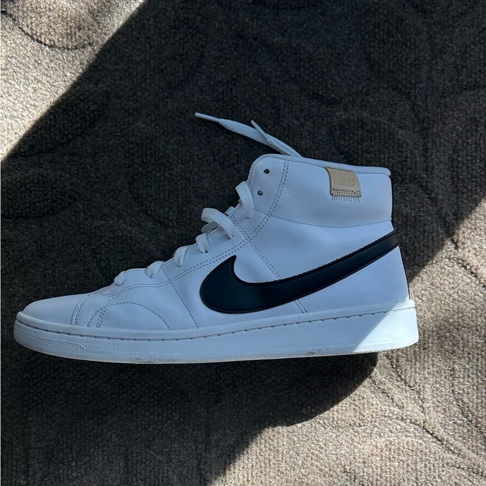 NIKE MENS Court Royale 2 Mid "White Onyx" Size 10 - Picture 9 of 14